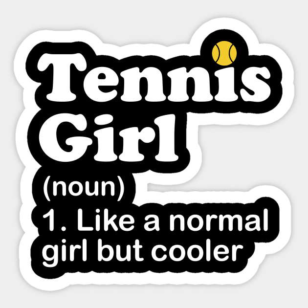 Tennis Girl Sticker by Bunder Score